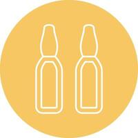 Ampoule Icon Design vector
