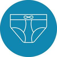 Underwear Icon Design vector