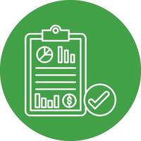 Standards Line Icon vector