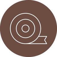Adhesive Tape Line Icon vector