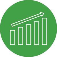 Graph Line Icon vector