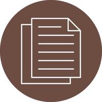 Copy Free Line Circle Icon Design vector
