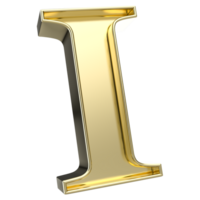 io font oro 3d interpretazione png