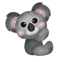 Cute koala cartoon. png