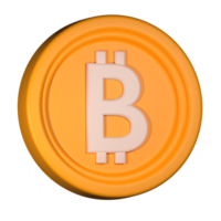 Bitcoin 3D Icon png
