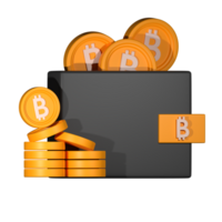 Wallet Crypto 3D png