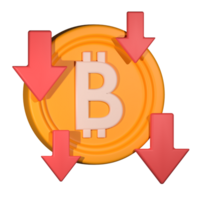 baissier crypto 3d png