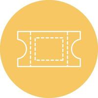 Ticket Icon Design vector