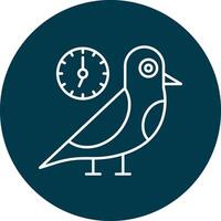 Early Bird Line Icon vector