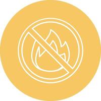 No Fire Icon Design vector
