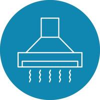 Extraction Hood Icon Design vector