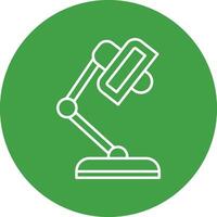Desk Lamp Icon Design vector