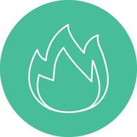 Burn Icon Design vector