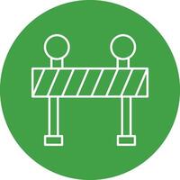 Road Block Icon Design vector