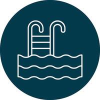 Swimming Pool Icon Design vector