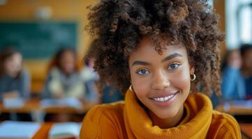 Person Smiling Up Close photo