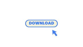 download bar on click with pointer, 4k animation alpha channel video