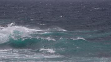 Rough ocean scenery in the Caribbean - Super Slow Motion 4K 120fps video