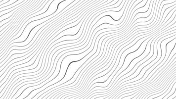 Wavy line animation, wave line animation abstract background.4k video