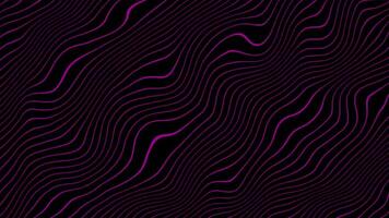 Wavy line animation, wave line animation abstract background.4k video