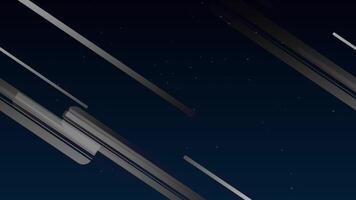 un' semplice astratto animato sfondo con diagonale strisce e particelle. video