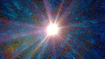 Abstract animated background on a space theme. video