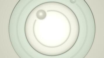 Abstract animated background in the form of rotating white disks. video