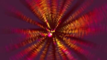 astratto animato sfondo nel il modulo di rotante flussi di energia. video