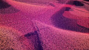 astratto animato sfondo nel il modulo di particella flussi. video