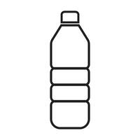 icono de botella de plastico vector