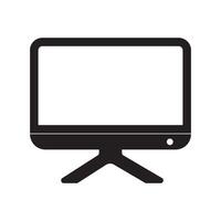 monitor icon design vector
