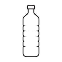 icono de botella de plastico vector