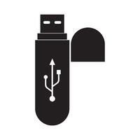 USB data transfer logo vector