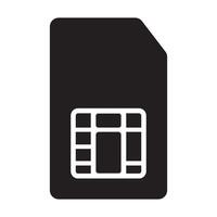 sim card icon design vector