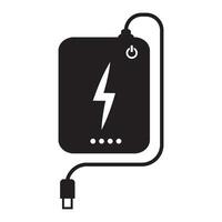 power bank icon vector