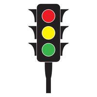 traffic lights icon vector