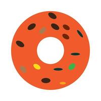 Donut logo design vector