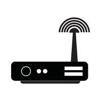 Wi-fi router icon vector