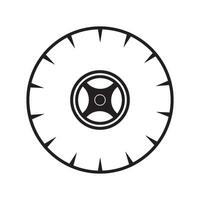 mobile tire icon vector