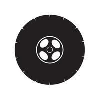 mobile tire icon vector