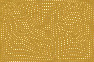 simple abstract white color star wavy distort pattern on metal gold color background illustration of a pattern with stars on a yellow background art illustration vector