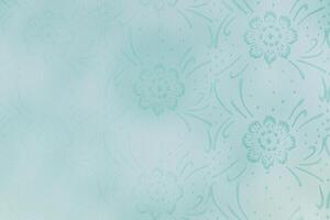 Blank Teal floral Background Pattern photo