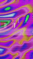 a colorful abstract painting with a wave pattern video