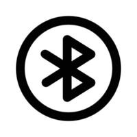 Bluetooth sign icon design in trendy style vector