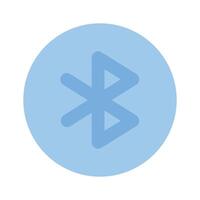 Bluetooth sign icon design in trendy style vector