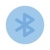 Bluetooth sign icon design in trendy style vector