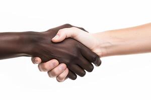 A powerful image depicting unity and cooperation, with a handshake symbolizing agreement and photo