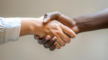 An image capturing the essence of unity and agreement, with a handshake symbolizing partnership and photo