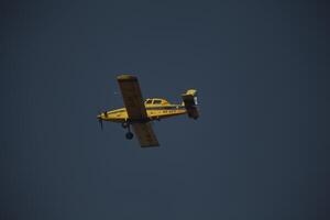 Air Tractor AT-802 Fire fighting Aircraft puts out a forest fire photo