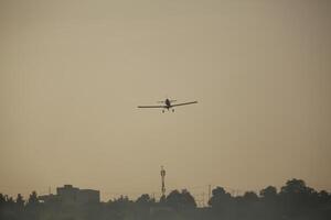 Air Tractor AT-802 Fire fighting Aircraft puts out a forest fire photo